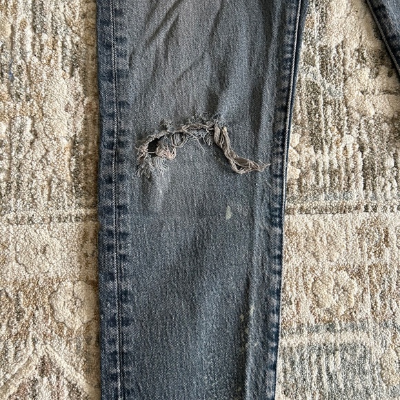 Levi's Wedgie Fit Icon Ankle Jeans Black - Picture 8 of 10